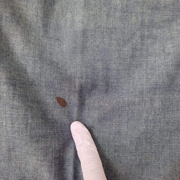 VTG 70s Levis Orange Tab Flares 30x26 Talon Zip Hippie Bell Bottoms Cropped - Picture 9 of 16